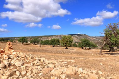 Kıbrıs dağları kıyıya yakın ve Avakas kayalıkları