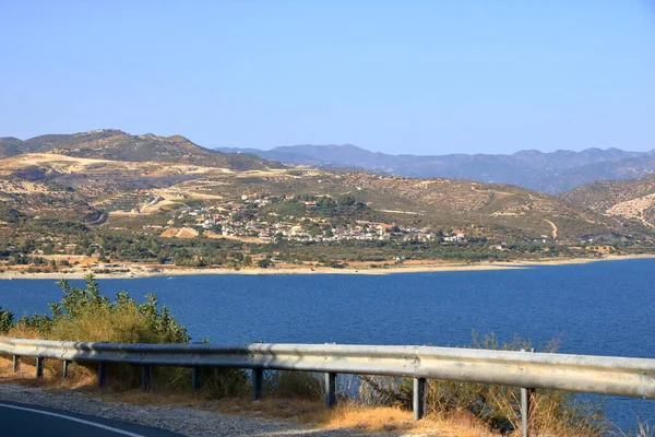 Reservatório Kouris Limassol Chipre — Fotografia de Stock