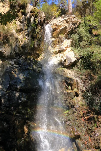 Kaledonien Vattenfall Troodos Bergen Cyprus — Stockfoto