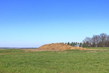 Topraktaki doğal gübre.