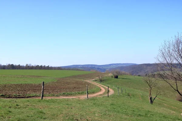 Uma Estrada Rural Que Não Leva Lado Nenhum — Fotografia de Stock