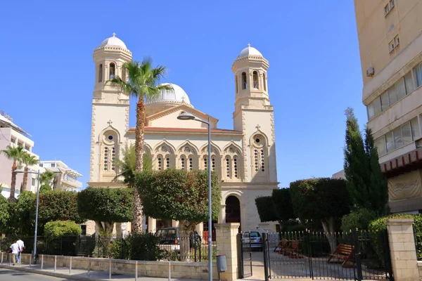 Říjen 2020 Limassol Kypr Slunečný Den Starém Městě Klidný Život — Stock fotografie