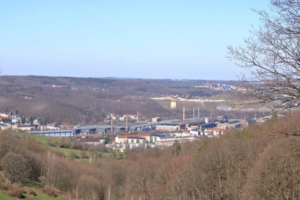 Vecchia Industria Siderurgica Freital Vicino Dresda — Foto Stock