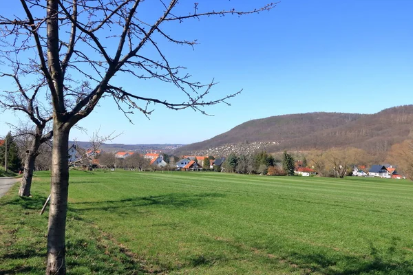 Die Ländliche Landschaft Bei Freital Bei Dresden — Stockfoto