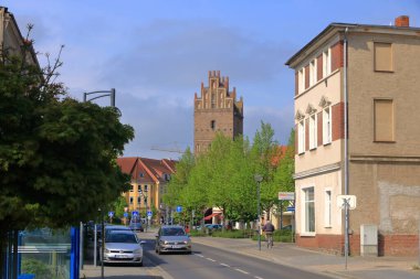 May 14 2021 - Anklam/Germany: Small Town Life in the Spring