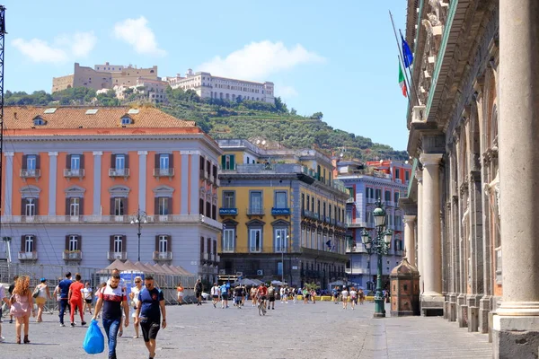 July 2021 Napoli Italy Europe Typical Streets Palazzo Reale — Stock Photo, Image