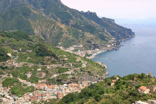 Ravello Panoramisch Uitzicht Amalfikust Italië — Stockfoto