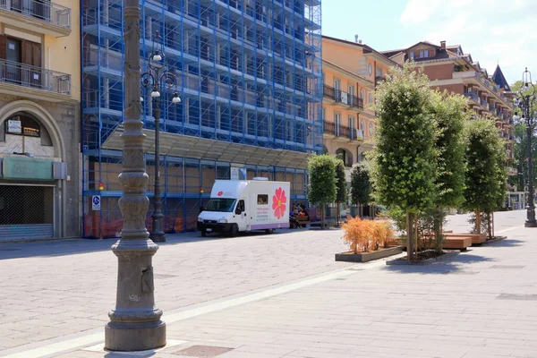 Julho 2021 Avellino Itália Vista Cidade Rua Corso Vittorio Emanuele — Fotografia de Stock