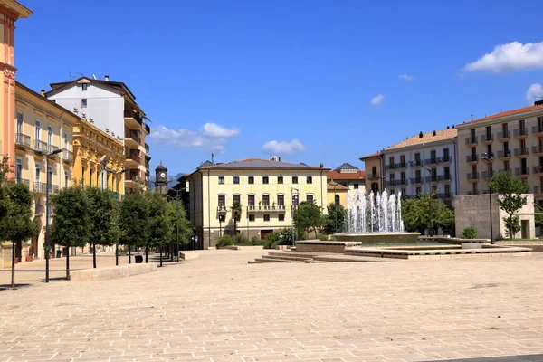 Juli 2021 Avellino Italien Stadsutsikt Piazza Liberta Place — Stockfoto