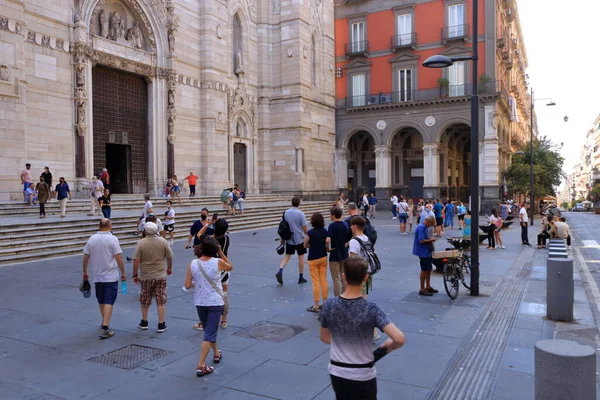 Julho 2021 Napoli Italy Europe Street View Old Town Naples — Fotografia de Stock