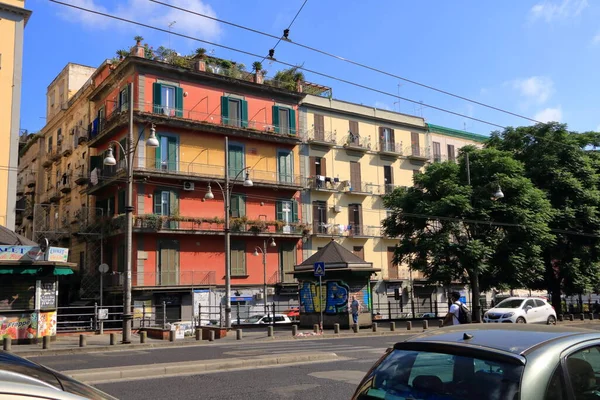 Lipca 2021 Napoli Ittaly Europe Widok Ulicę Starego Miasta Neapolu — Zdjęcie stockowe