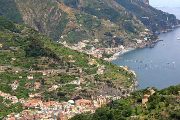 Ravello Blick Auf Die Amalfiküste Italien — Stockfoto