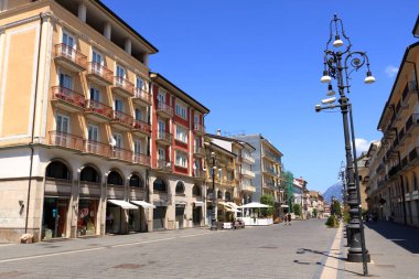 10 Temmuz 2021 Avellino, İtalya: Corso Vittorio Emanuele II.
