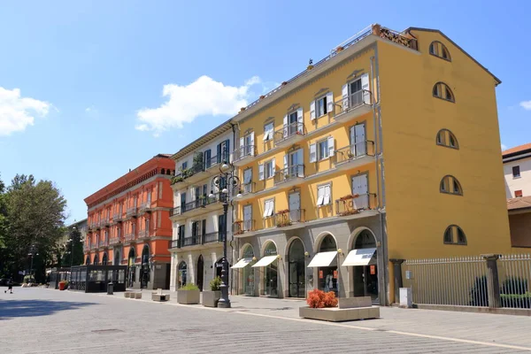 July 2021 Avellino Italy City View Corso Vittorio Emanuele Street — Stock Photo, Image