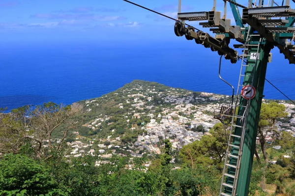 View Anacapri Town Taken Chairlift — Stock Photo, Image