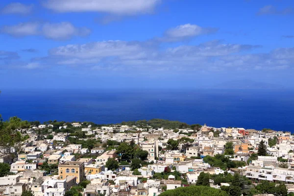 Uitzicht Anacapri Stad Genomen Vanaf Stoeltjeslift — Stockfoto