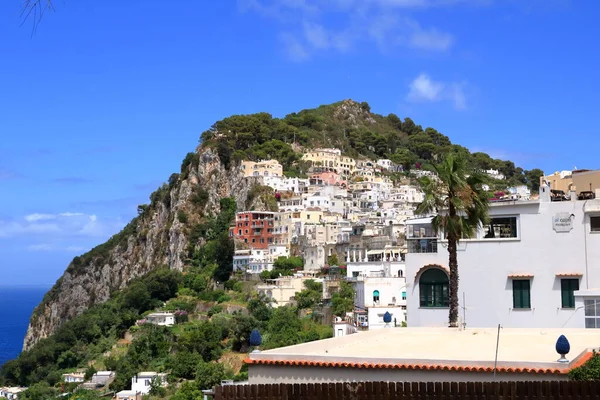 Juli 2021 Capri Italien Straßen Der Mittelmeerstadt Capri — Stockfoto