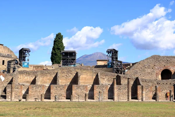 Juli 2021 Pompei Neapel Italien Den Berömda Antika Platsen Pompeji — Stockfoto