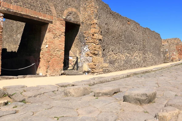 Julio 2021 Pompeya Nápoles Italia Famoso Sitio Antiguo Pompeya Cerca —  Fotos de Stock