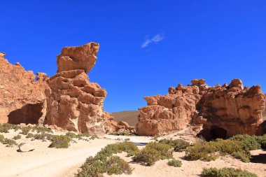 Güney Bolivya 'da İtalya' nın Perdida kaya oluşumu (Valle de Rocas, Ciudad Italia)
