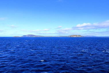 distant view to the south coast of the Shetland Islands, Scotland