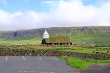 Church of Sandur, Sandoy Island, Faroe Islands, Denmark