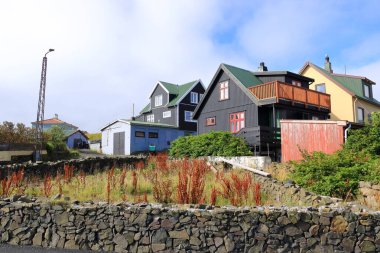 village Sandur on Sandoy Island, Faroe Islands, Denmark