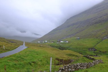 the area around the Saksun Heritage Farm, Streymoy, Faroe Islands, Denmark