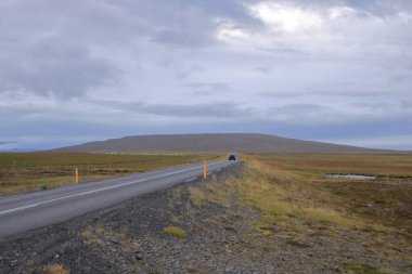 Kuzey İzlanda 'daki Skagafjordur' da manzara