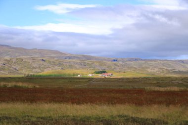 İzlanda 'daki Snaefellsnes yarımadasının manzarası.