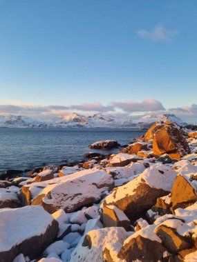 Norveç, Lofoten Adaları 'nda kış