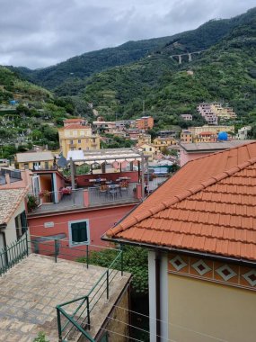 Monterosso al Mare, İtalya 'daki İtalyan Rivierası' ndaki Cinque Terre 'nin eski sahil köyleri.