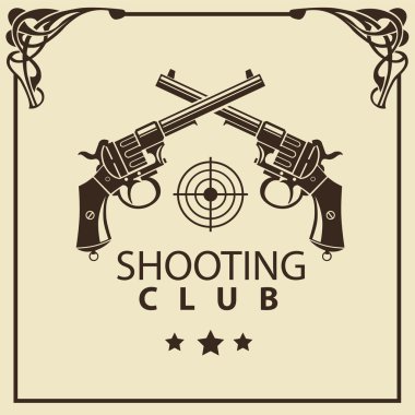 Poster iki tabanca ile