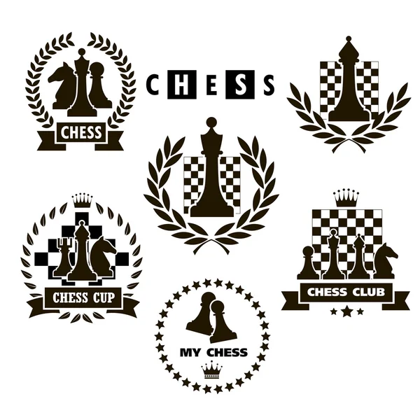 Symbole szachy wektor — Wektor stockowy