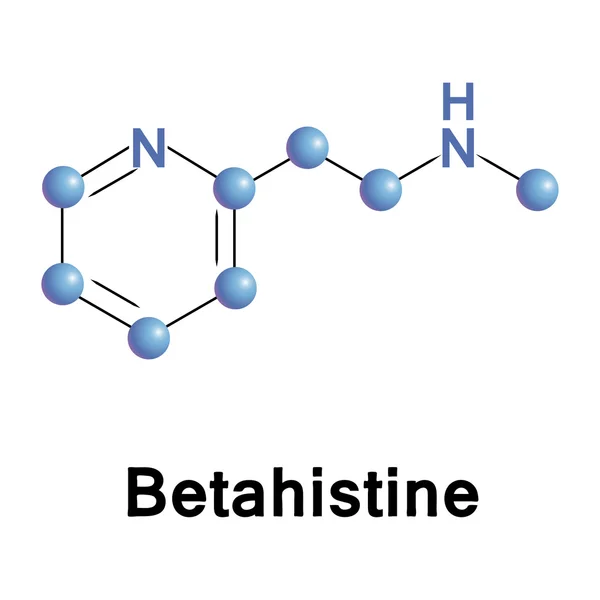 Betahistine histamin reseptörleri. — Stok Vektör