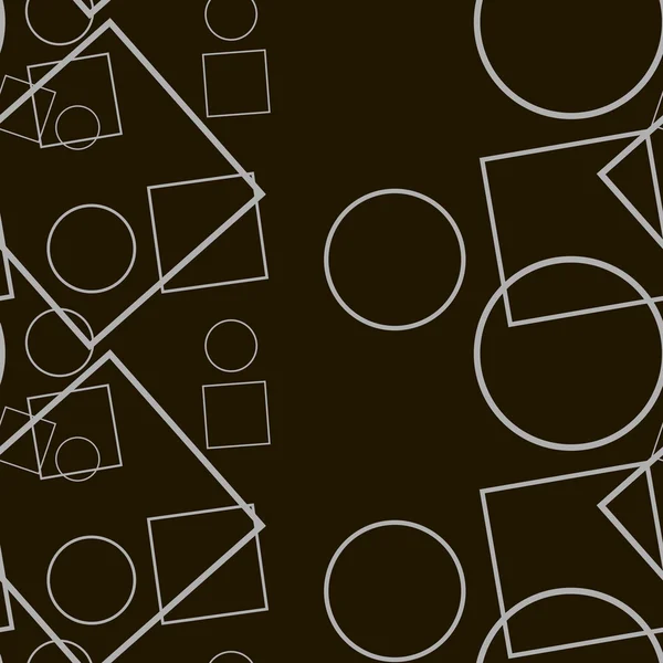 黒の幾何学的なコントラスト — ストックベクタ