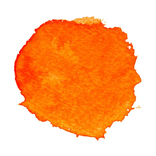 Mancha artística de tinte naranja — Vector de stock