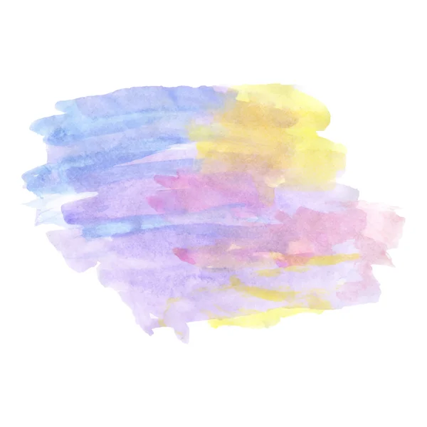 Aquarelle multicolore peinture — Image vectorielle