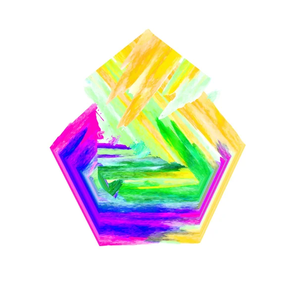 Watercolor spiral abstract — Stock Vector