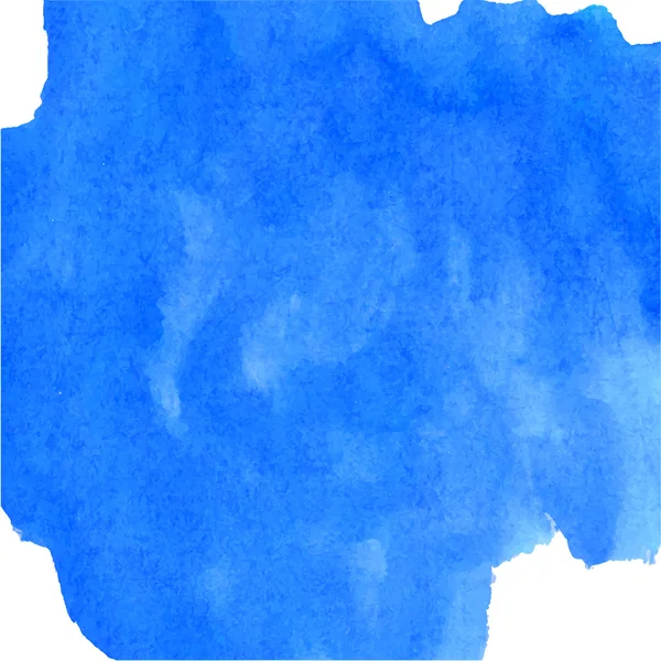 Tiefblaue Aquarellfarbe — Stockvektor