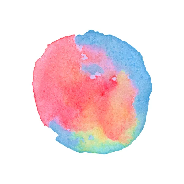 Aquarelle flux rouge et bleu — Image vectorielle