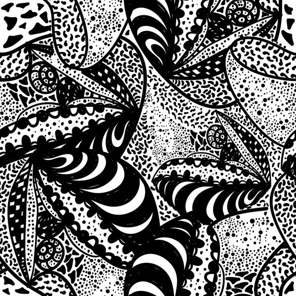 Conception sans couture zentangle — Image vectorielle