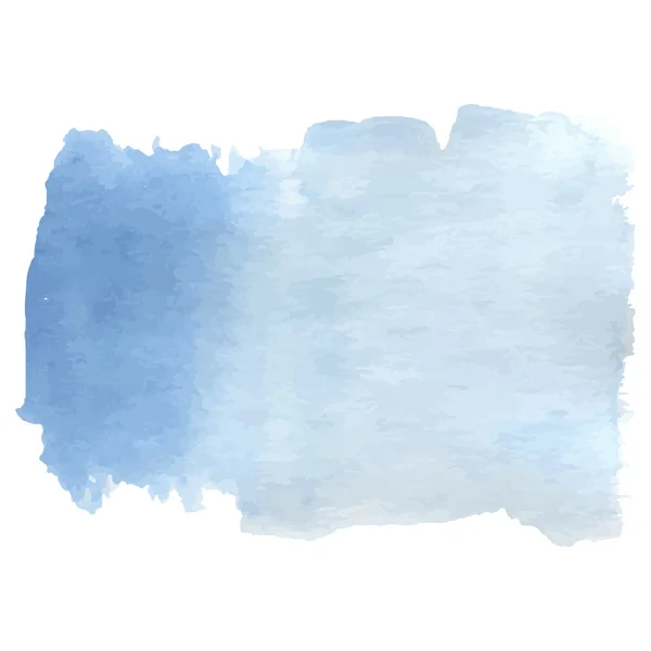 光の青のグラデーション水彩画 — ストックベクタ