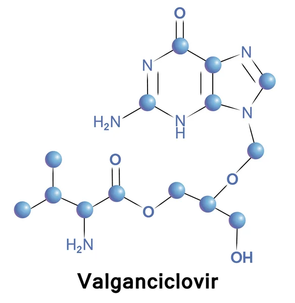 Valgancyclovir — Stockový vektor