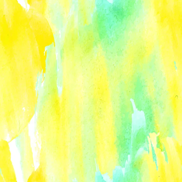 Couleurs d'été aquarelle sans couture — Image vectorielle