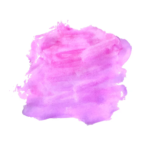 Färska levande rosa akvarell — Stock vektor