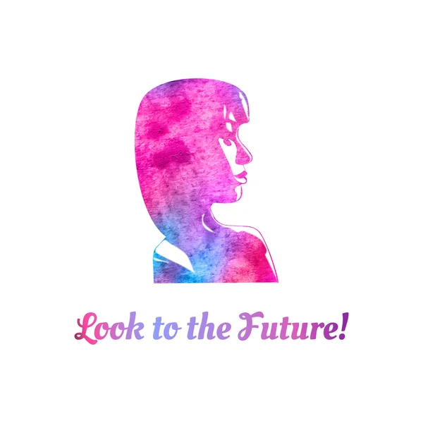 Look to the future — Stock Vector