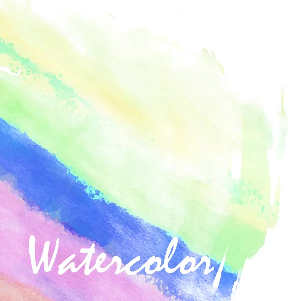 Aquarell verzierte Gestaltung — Stockvektor