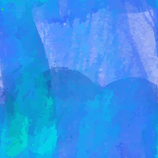 Blaue Farbe Aquarell nahtlos — Stockvektor