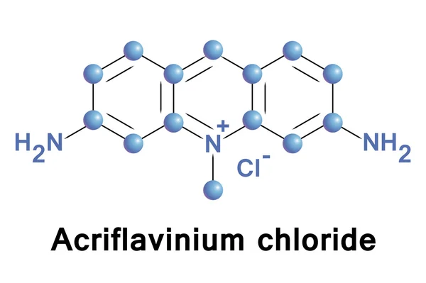 Acriflavinie actuele antiseptische — Stockvector